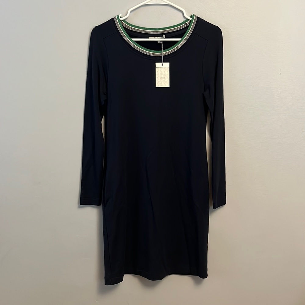 Dalia Sz XS Sweater Dress Crew Neck Style W/ Pockets